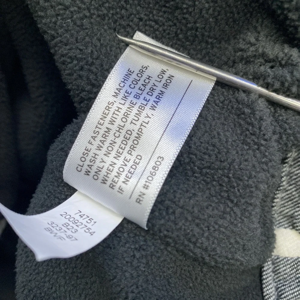 Duluth Trading Fleece Lined Flannel Shacket Womens XXL Jacket FlapJack Plaid - Picture 11 of 13